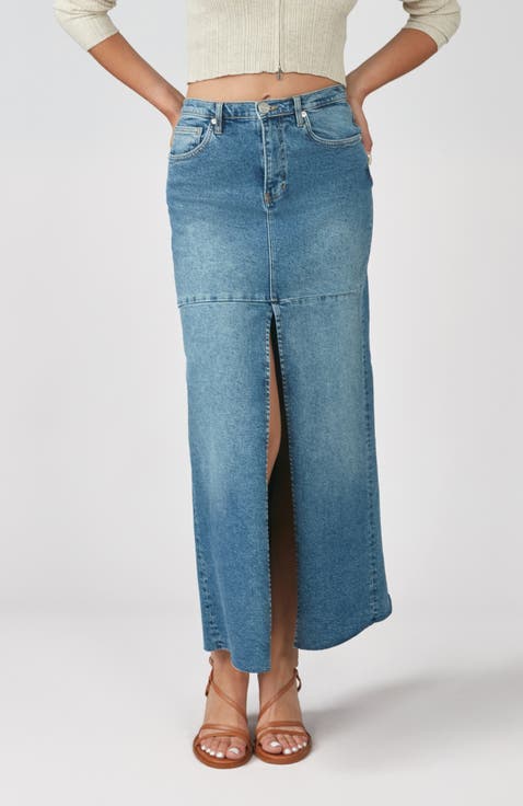 Madlyn High Rise Maxi Skirt