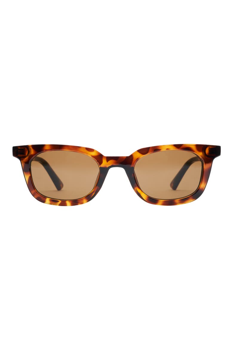 Nia Square Sunglasses, Main, color, TORT/ BROWN
