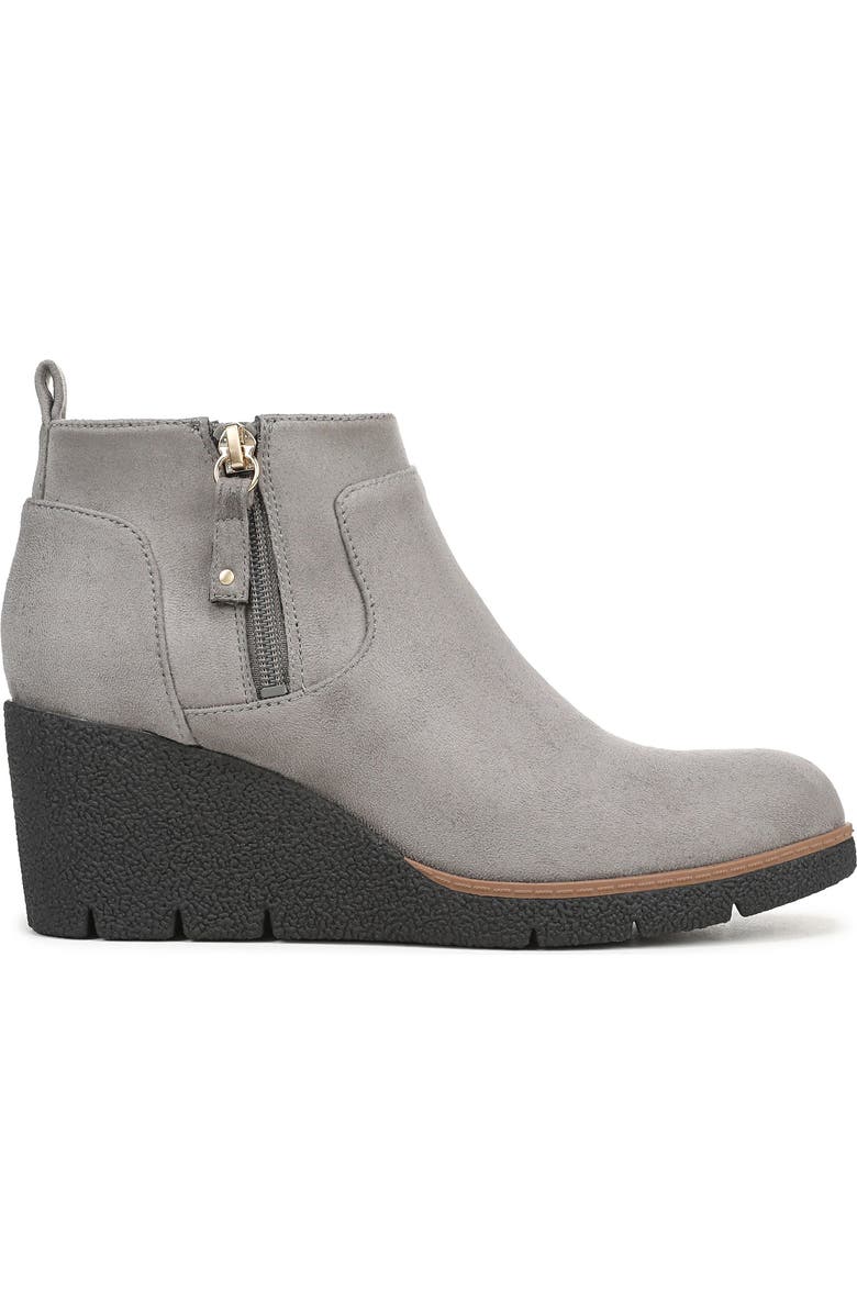 Dr. Scholl's Bianca Wedge Boot, Alternate, color, Calm Grey Microfiber