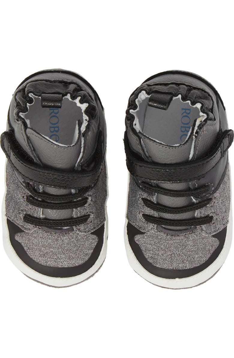 Robeez<sup>®</sup> Zachary High Top Crib Sneaker, Alternate, color,