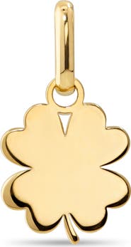 DEVATA Clover Charm in 14K Gold