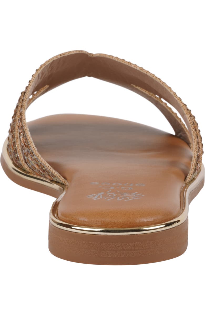 GC SHOES Clara Rhinestone Slide Sandal, Alternate, color, Gold