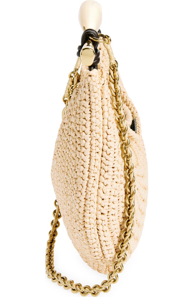 Bottega Veneta Small Sardine Crochet Raffia Top Handle Bag, Alternate, color,