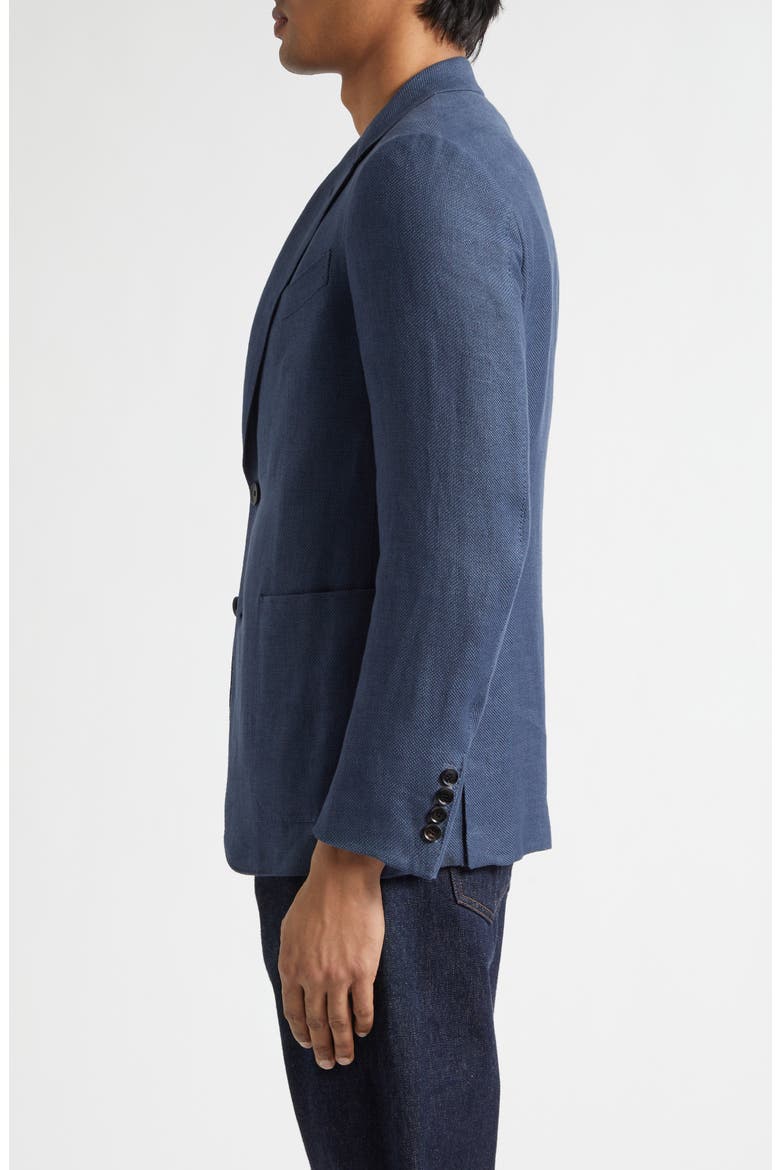 Fairway Crossover Linen Blend Sport Coat, Alternate, color, DARK BLUE