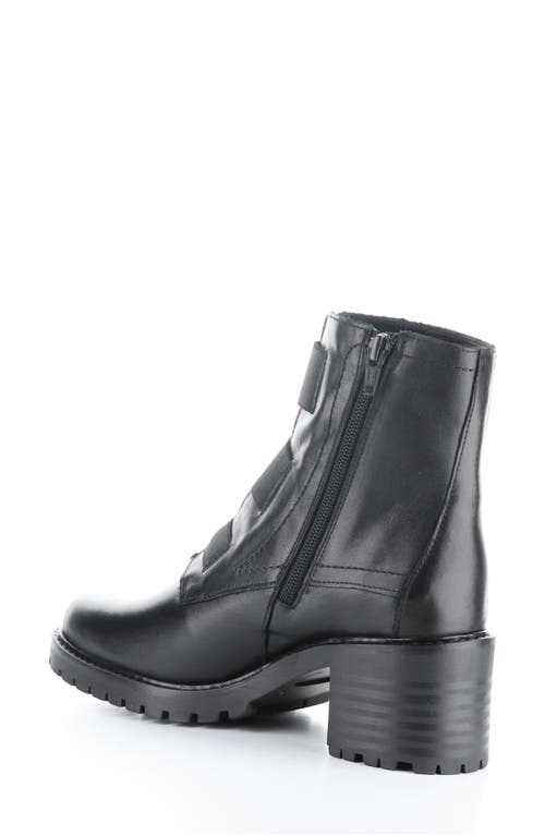 Bos. & Co. Indie Waterproof Bootie In Black Feel Leather