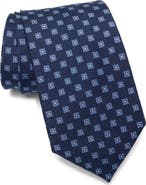 Brooks Brothers Diamond Silk & Linen Blend Tie