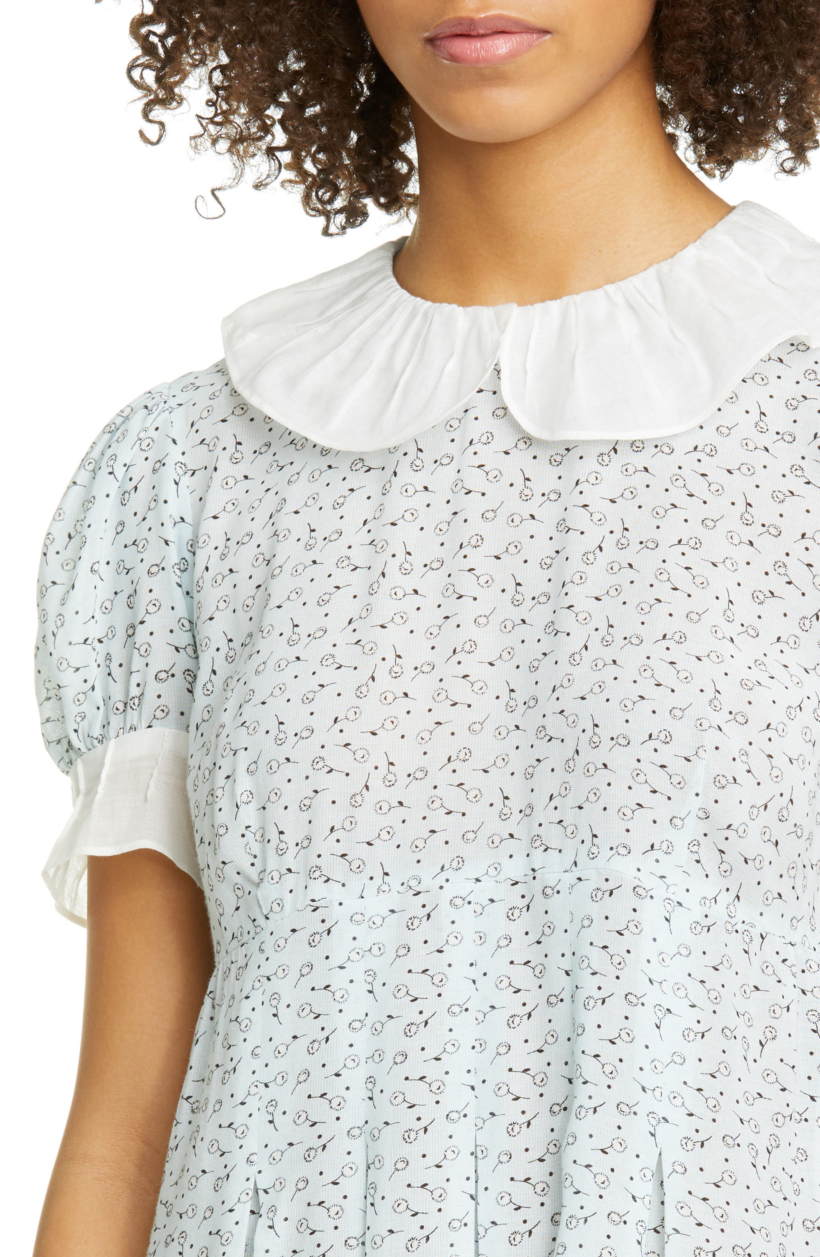 Anna Sui Dandelion Print Babydoll Dress (Nordstrom Exclusive) (Women ...