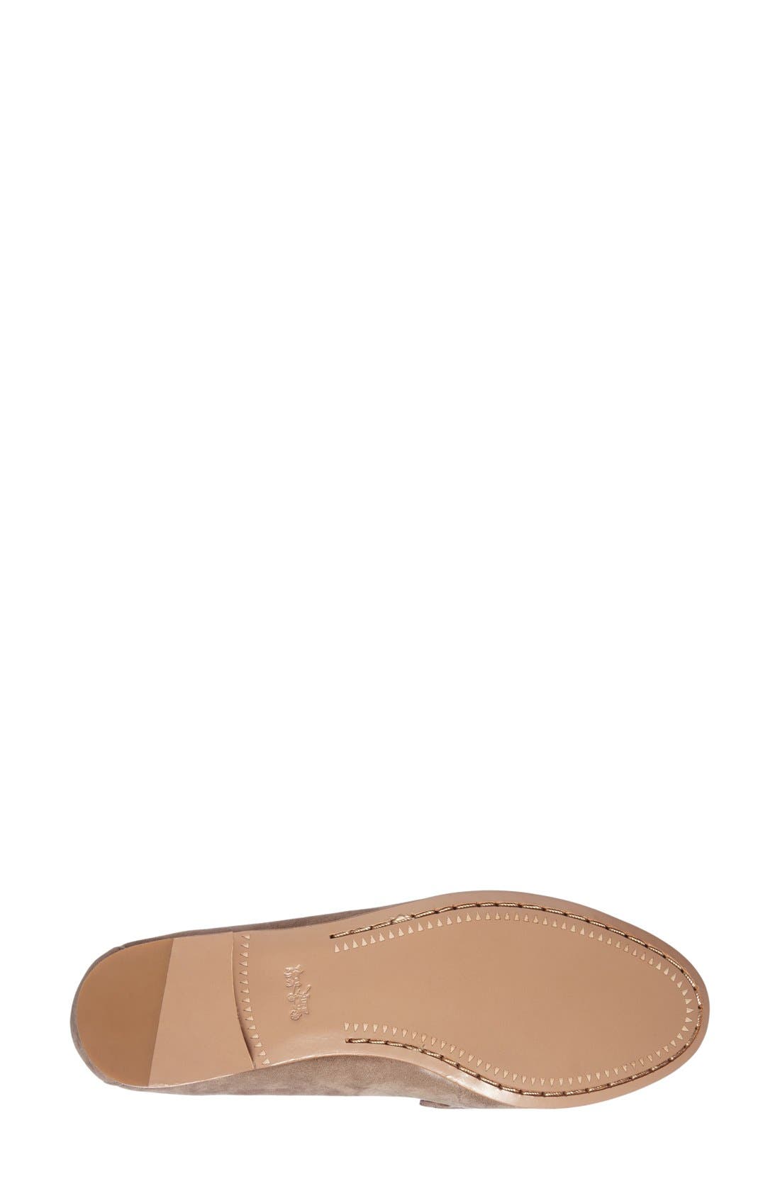 'Kimmie' Moc Stitched Loafer, Alternate, color, LIGHT FEATHERED GREY