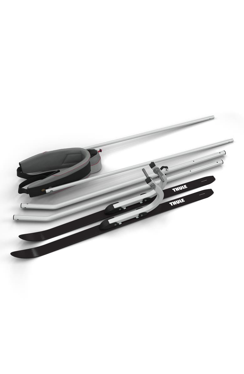 Thule Cross-Country Ski Conversion Kit for Thule Chariot Single Strollers, Alternate, color, Black