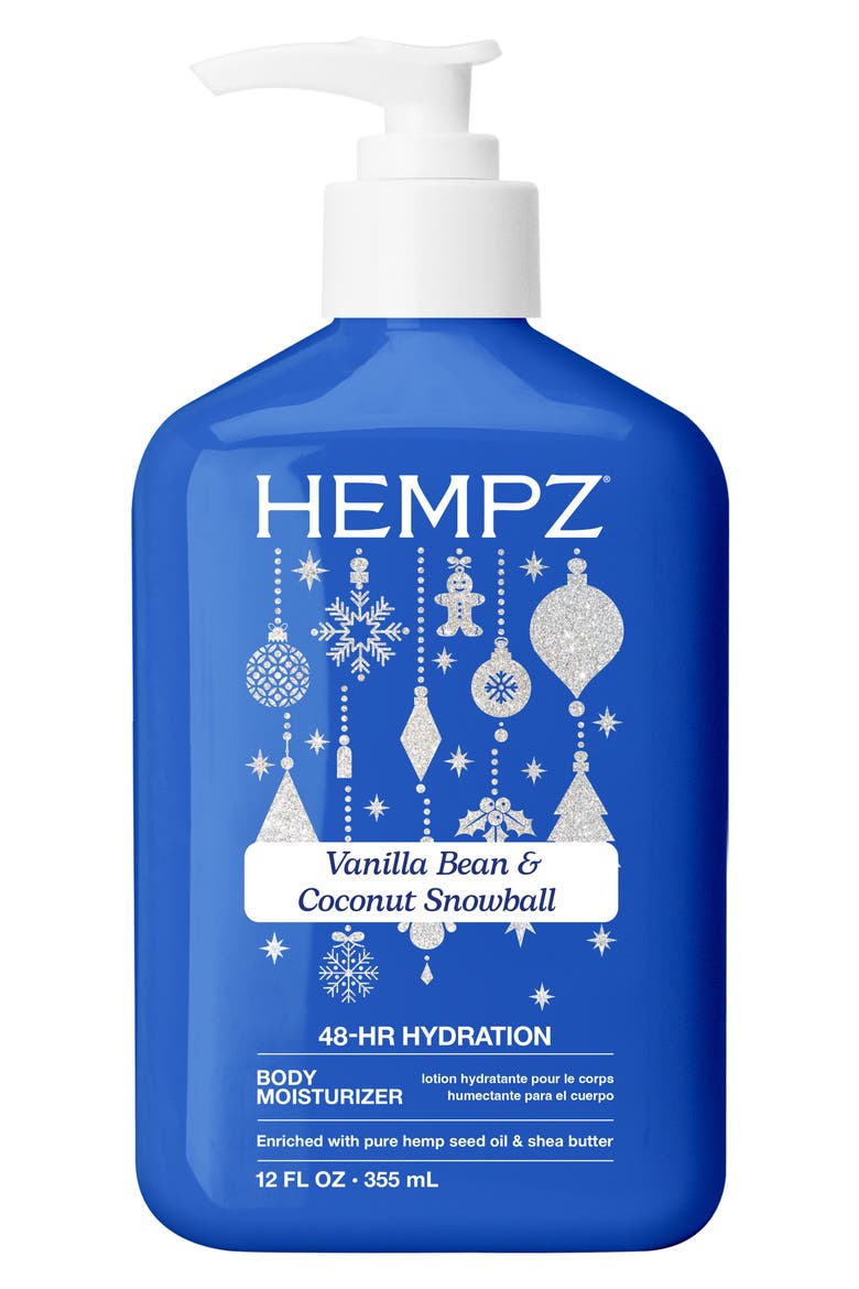 Vanilla Bean & Coconut Snowball Herbal Body Moisturizer (Limited Edition), Main, color, NO COLOR