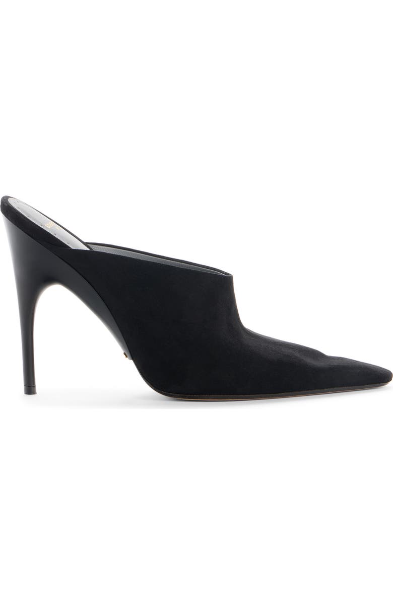 Balenciaga Duchesse Pointed Toe Mule, Alternate, color, Black
