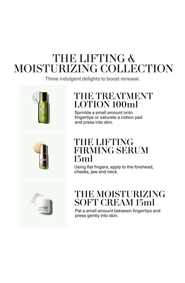 La Mer The Lifting & Moisturizing Collection Skincare Gift Set $455 Value, Alternate, color,
