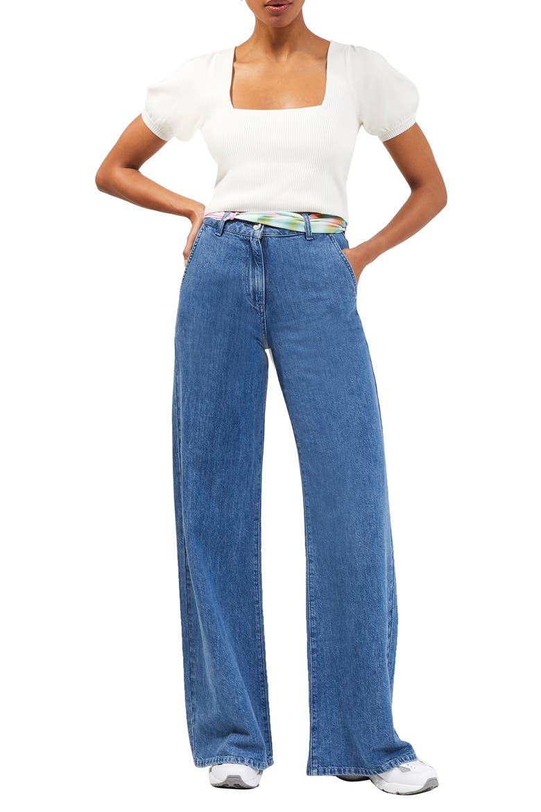 Jaida Puff Sleeve Sweater, Alternate, color, SUMMER WHITE