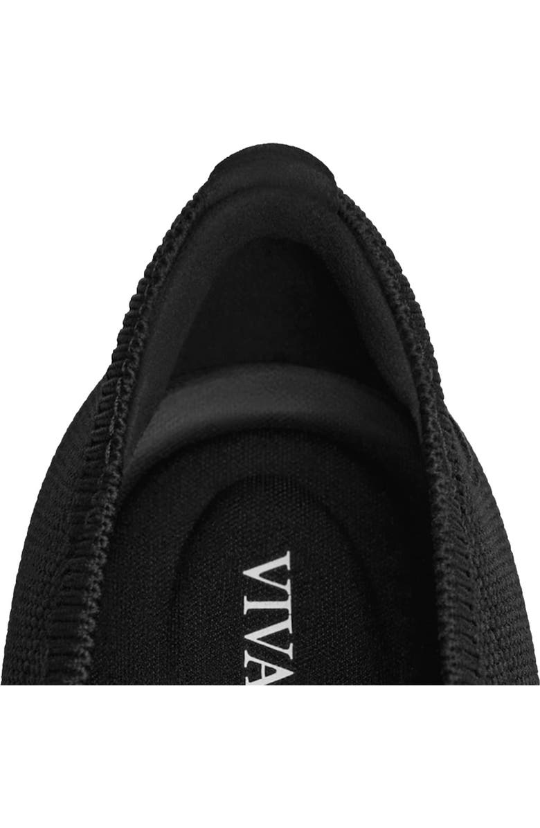 VIVAIA Pointed-Toe Bow Flats, Alternate, color, Black