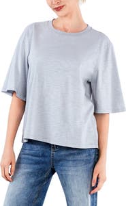 HINT OF BLU Hig Hug Crewneck T-Shirt