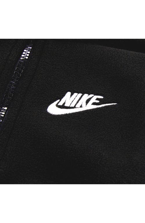 Nike Kids' Lifestyle Essential Half Zip Sweatshirt & Joggers Set In Black