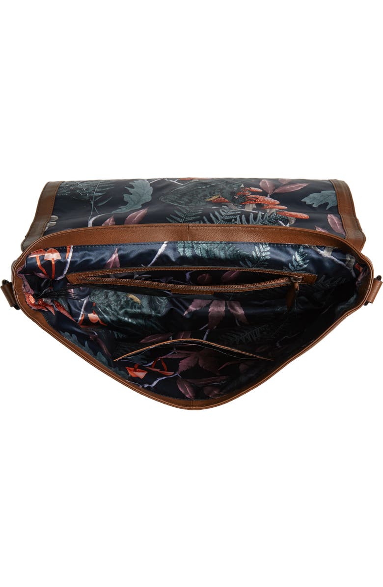 Ted Baker London Leather Briefcase, Alternate, color,