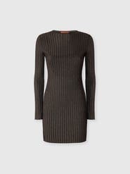 Missoni Ribbed Viscose Lamé Mini Dress