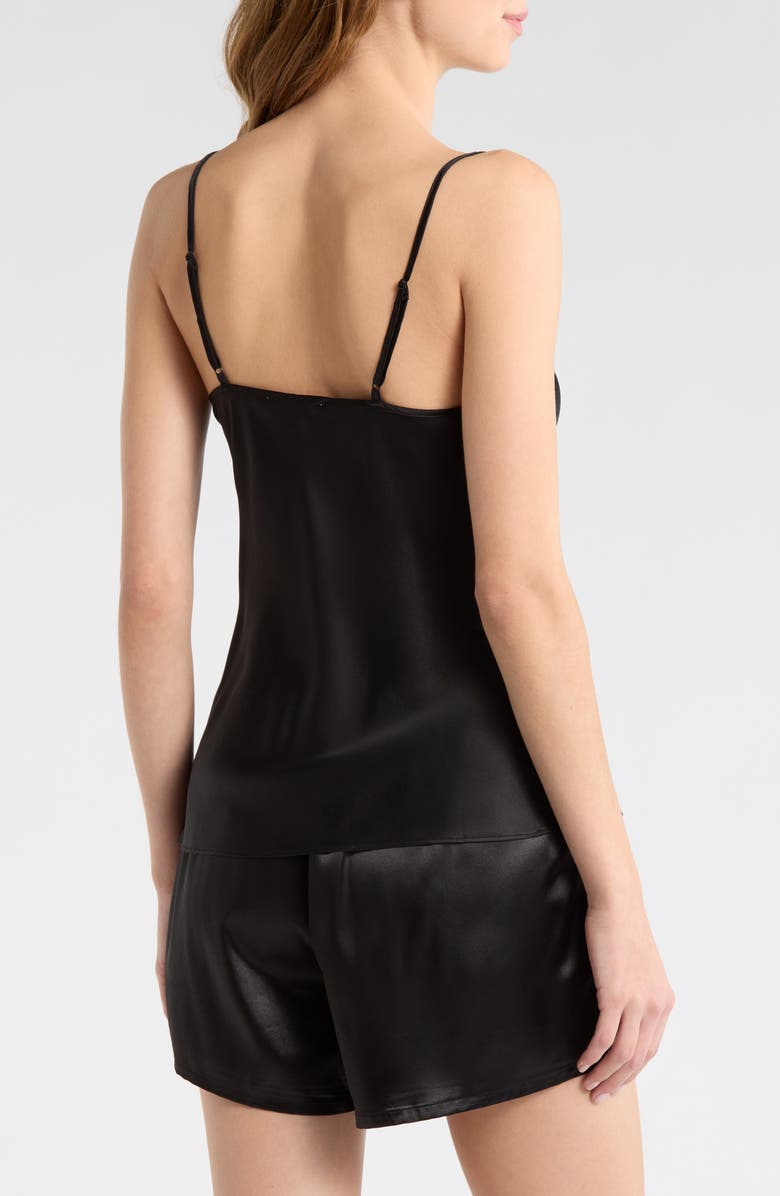 Etam Milky Silk Camisole, Alternate, color, Black