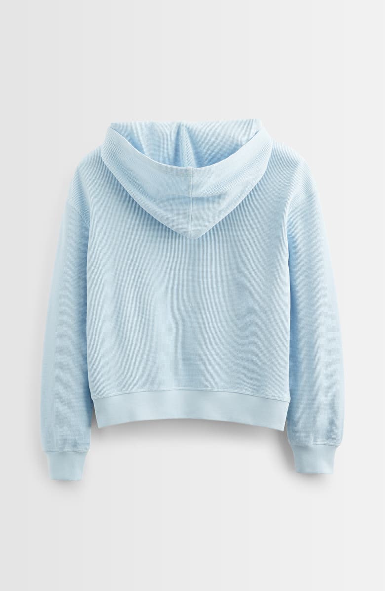 Treasure & Bond Kids' Thermal Knit Hoodie, Alternate, color, Blue Falls