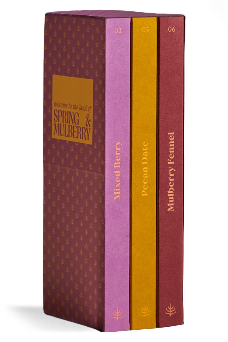 Best Sellers Collection Date Dark Sweetened Chocolate Bars 3-Piece Gift Box, Main, color, PURPLE
