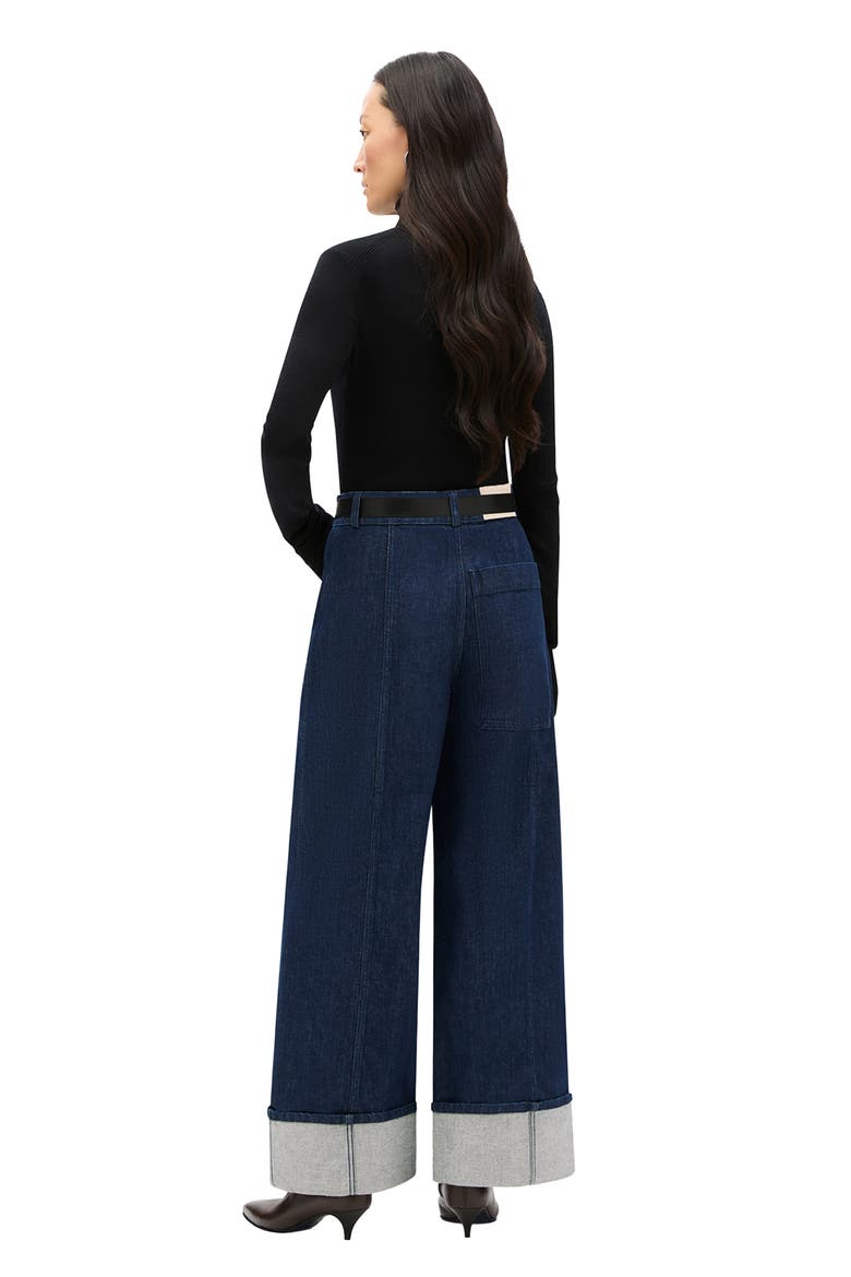Denim Cuff Pant, Alternate, color, Rinsed
