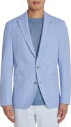 Jack Victor Morton Stripe Soft Construction Seersucker Sport Coat