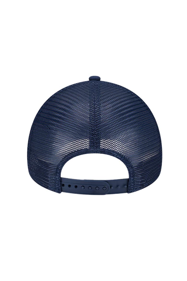 Men's New Era  Navy Dallas Cowboys Retro Main A-Frame Trucker 9FORTY Adjustable Hat, Alternate, color, Navy