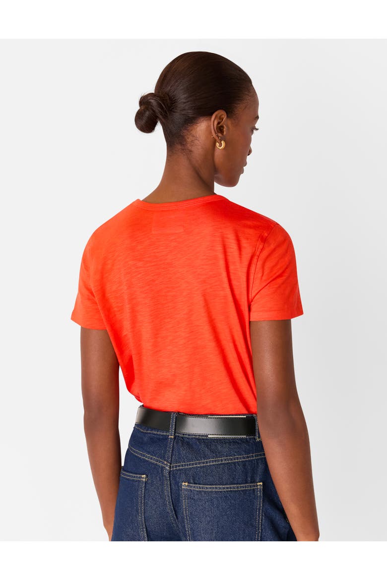 Posie Double Trim T-Shirt, Alternate, color, Red