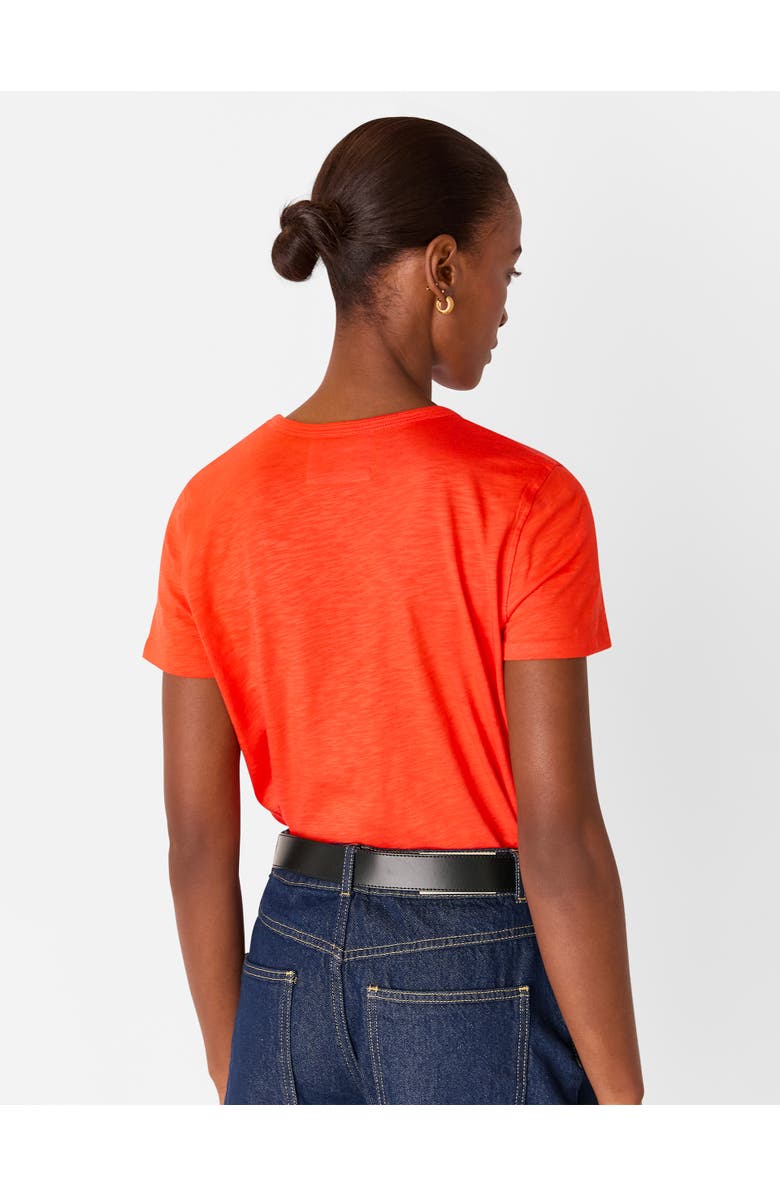 Whistles Posie Double Trim T-Shirt, Alternate, color, Red