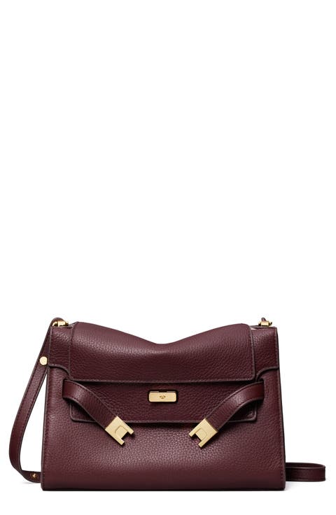 Large Lee Radziwill Pebble Leather Shoulder Bag