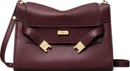 Tory Burch Large Lee Radziwill Pebble Leather Shoulder Bag