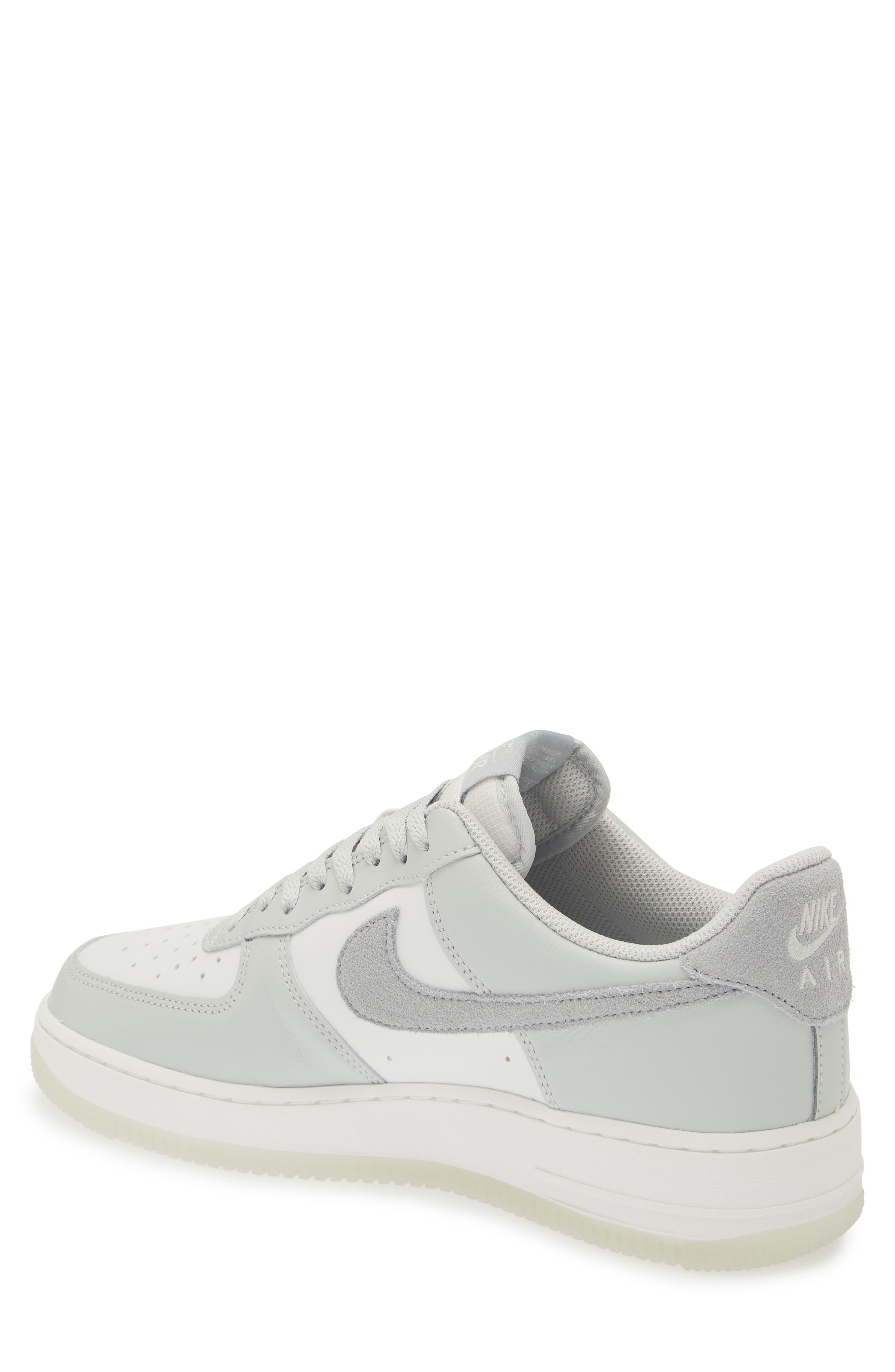 Nike Air Force 1 '07 Sneaker, Alternate, color, Silver/ Light Pumice/ White
