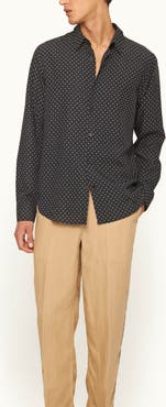 Orlebar Brown Giles Polka Dot Tailored-Fit Shirt