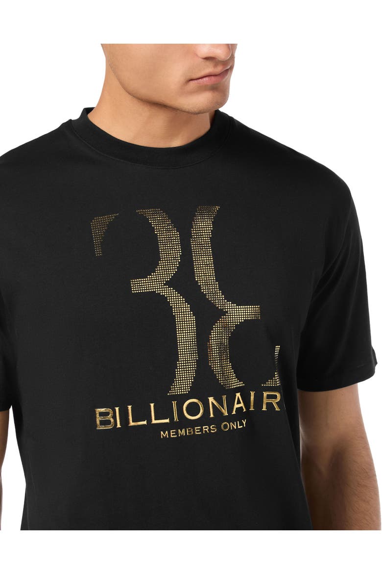 T-Shirt Round Neck Men, Alternate, color, black
