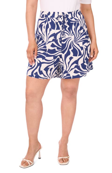 Drawstring Waist Shorts (Plus)
