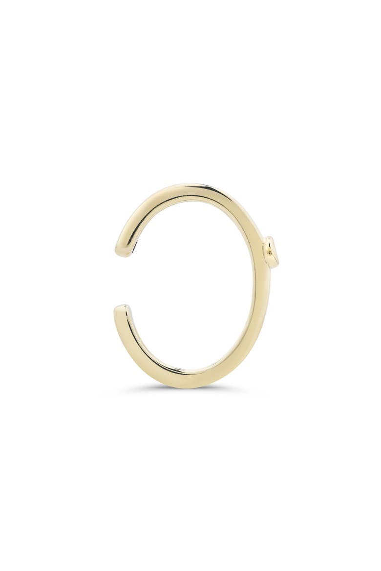With-the-Band Ear Cuff, Alternate, color, Yellow Gold