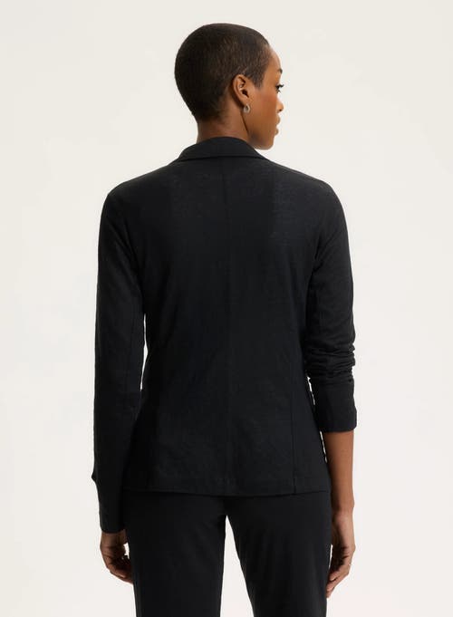Majestic Filatures Stretch Linen One Button Blazer