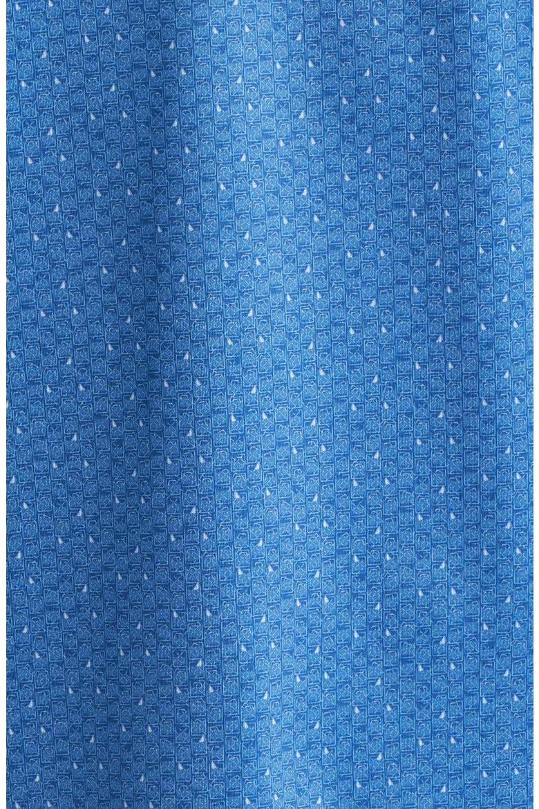 Negroni Geo Print Performance Jersey Polo, Alternate, color, WINDSOR BLUE