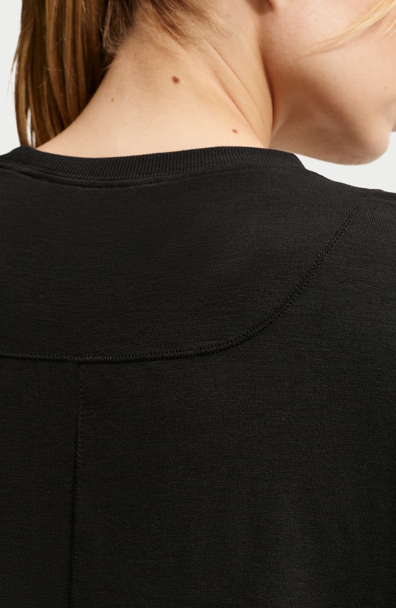 Nike One Relaxed Dri-FIT Top, Alternate, color, Black/White