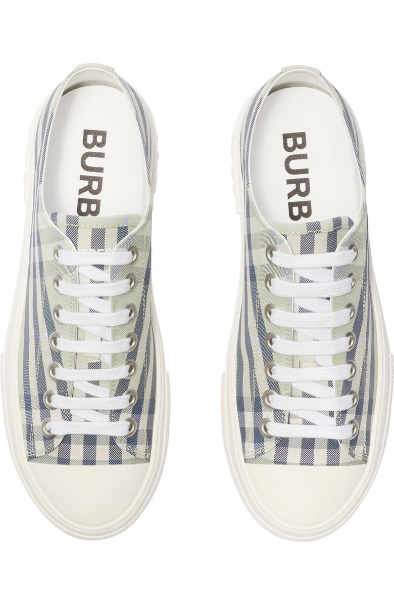 Burberry Check Sneakers, Alternate, color, Seafoam Green