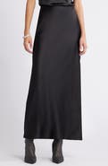 Open Edit Bias Cut Maxi Skirt