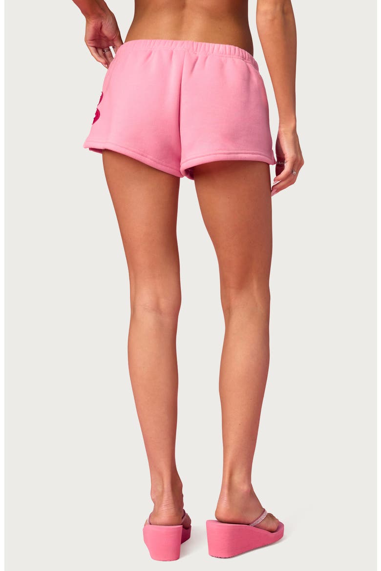 Barbie Blossom Sweat Shorts, Alternate, color, PINK