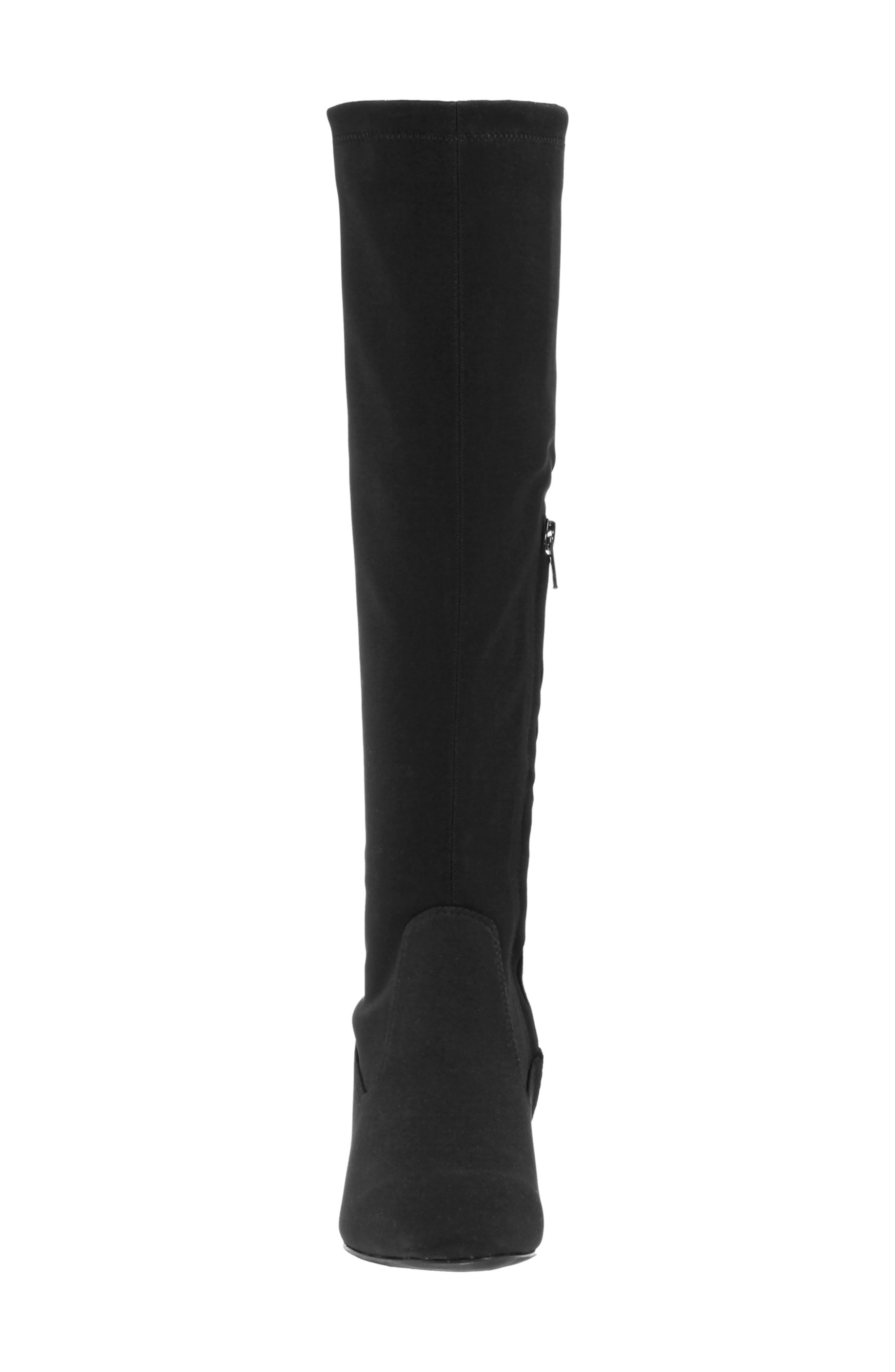 Nina Knee High Boot, Alternate, color, Black