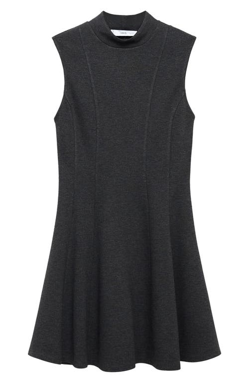 Mango Princess Seam Sleeveless Dress In Black