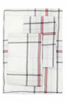 Plaid Jersey Sheet Set