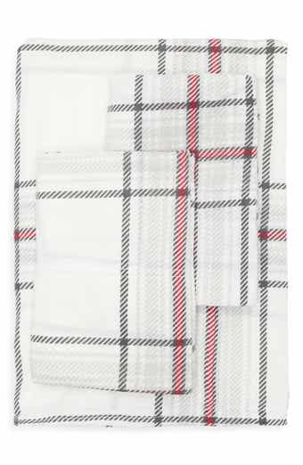 Plaid Jersey Sheet Set