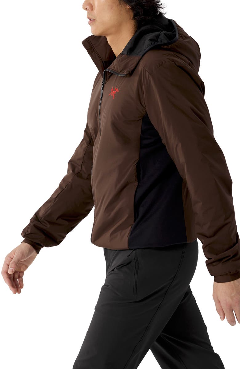 Arc'teryx Atom Hoodie, Alternate, color, Carob / Black / Dynasty