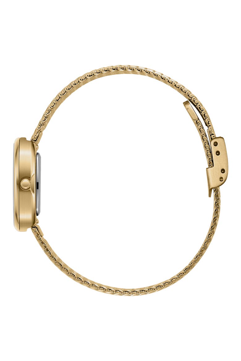 Jane Tethered Mesh Strap Watch, 18mm, Alternate, color, GOLD