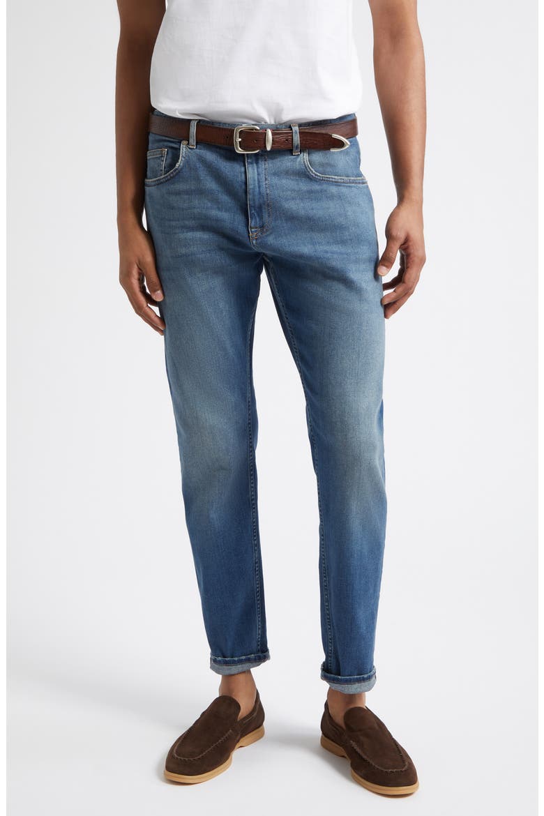 Slim Leg Stretch Jeans, Main, color, 08N ZUCCHERO